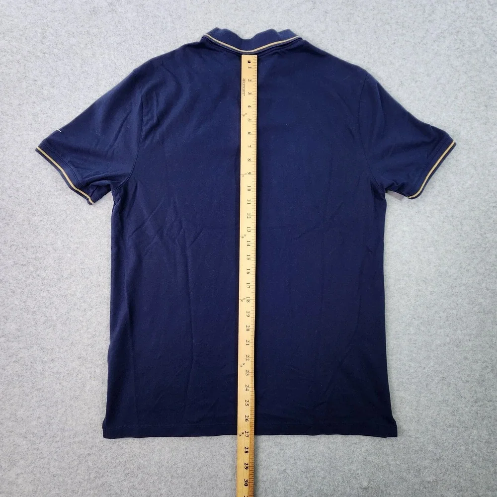 Nike Golf Polo Mens Size Medium‎ Pitt Panthers Blue Dri-Fit Shirt AA2274-451